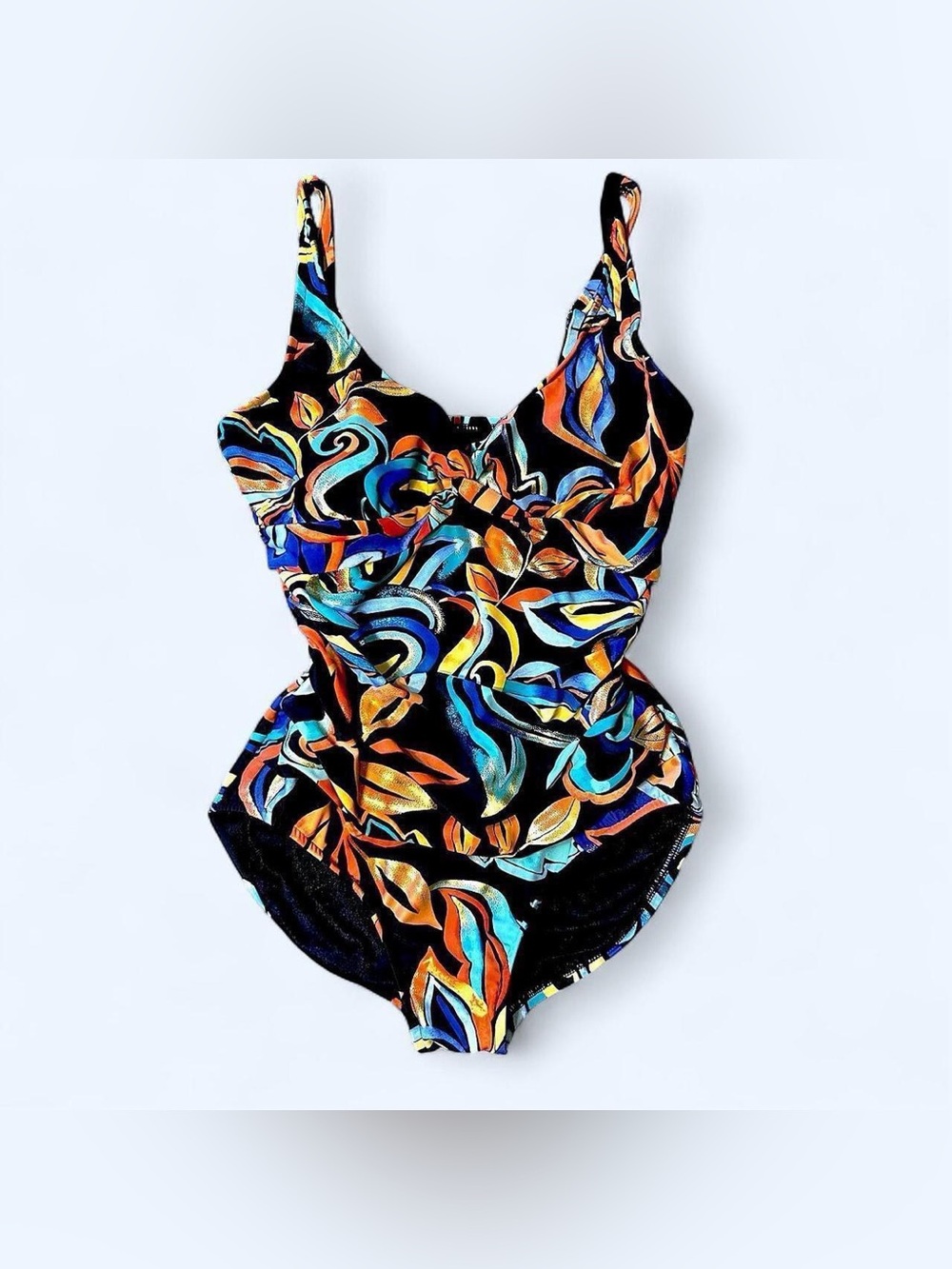 Y2K Floral One-Piece Swimsuit by Maxine of Hollywood!